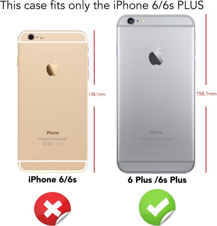Produktbild Nalia 360 Grad Handyhülle (Apple iPhone 6 Plus)