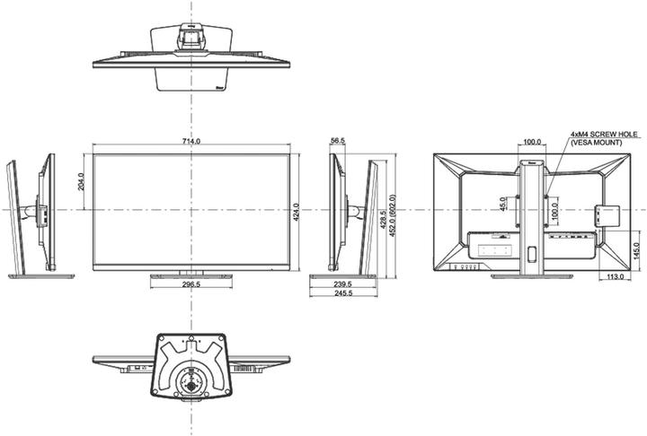 Produktbild iiyama ProLite XUB3293UHSN-B5 (3840 x 2160 Pixel, 31.50")