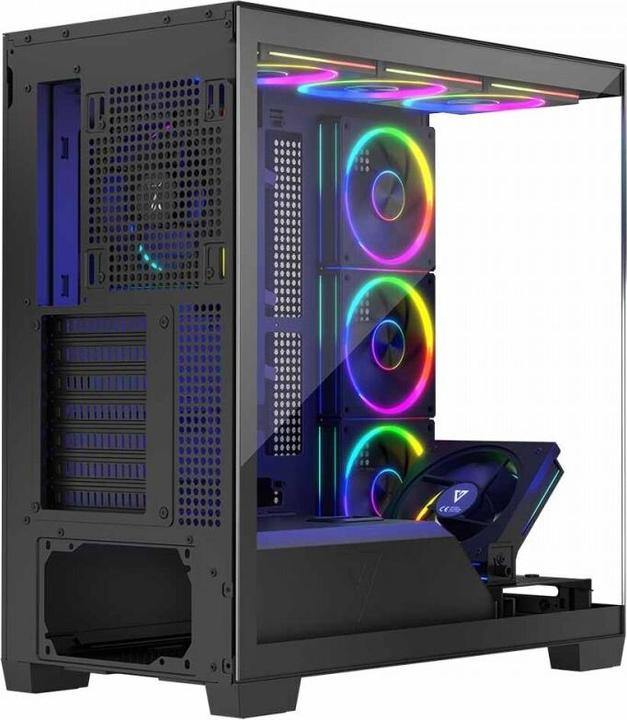 Actual product image Modecom Computergehäuse VOLCANO STELLAR ARGB MIDI 8F (Mini-ITX, mATX, ATX)