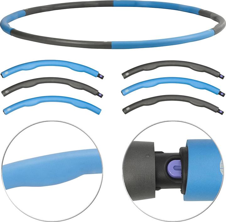 Image du produit Pearl Hula Hoop avec revêtement en mousse & picots de massage, 1,2 kg (1215 g)