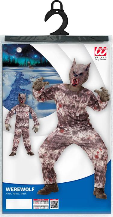 Actual product image Widmann WERWOLF (jacket, trousers, mask), 164 cm / 14-16 years