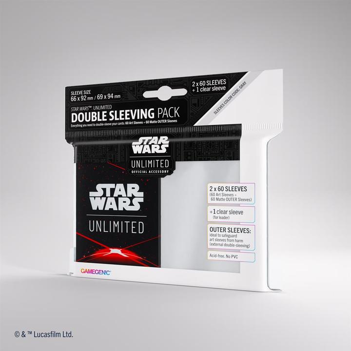 Produktbild Gamegenic GGS15036 - Star Wars: Unlimitiert Art Sleeves Doppelpack, Space Rot