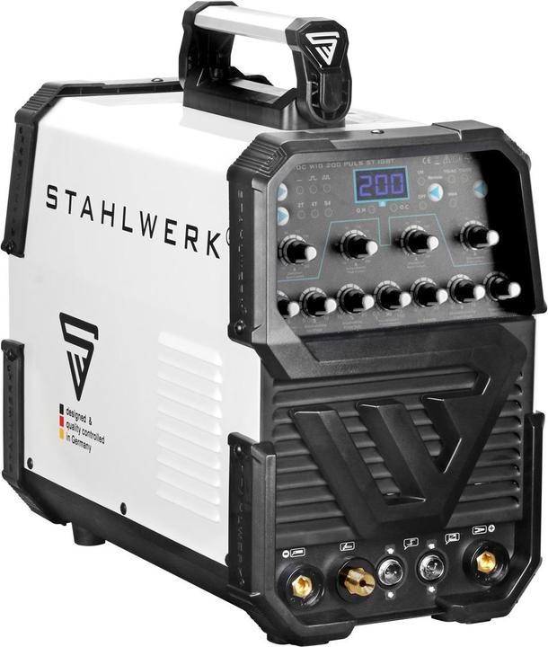 Actual product image Stahlwerk AC/DC TIG 200 pulse ST IGBT welding machine, fully equipped