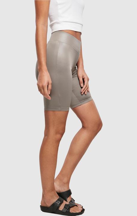 Actual product image Urban Classics Ladies Imitation Leather Cycle Shorts (XS)