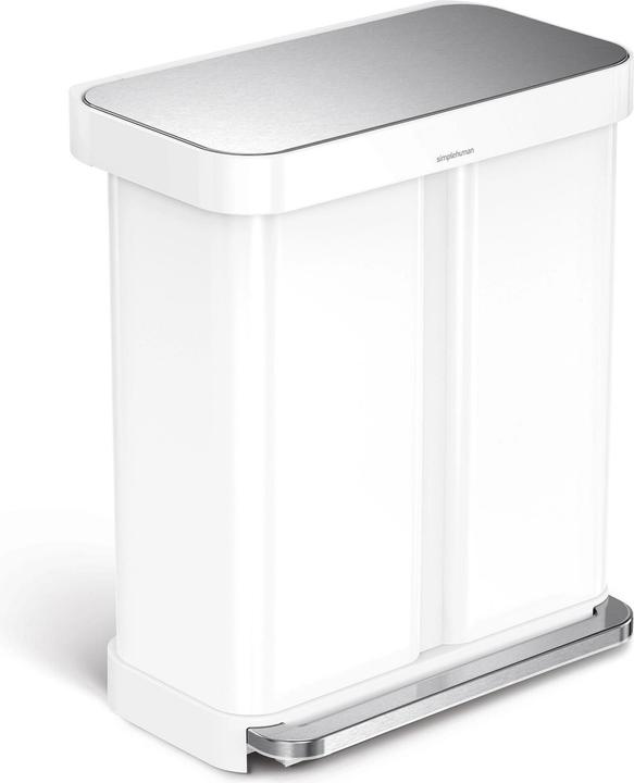 Simplehuman Liner Pocket White Steel (58 l)