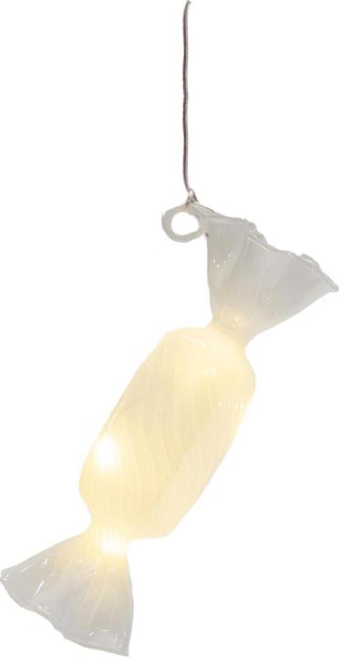 Sirius Weihnachtskugel Bonbon Hannah, 12 cm, Weiss