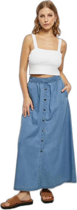 Produktbild Urban Classics Langer breiter Jeansrock Frau (XXL)