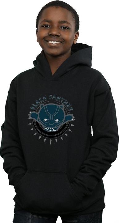 Image du produit - Sweat à capuche KAWAII BLACK PANTHER POUNCE - Garçon (140, 146)