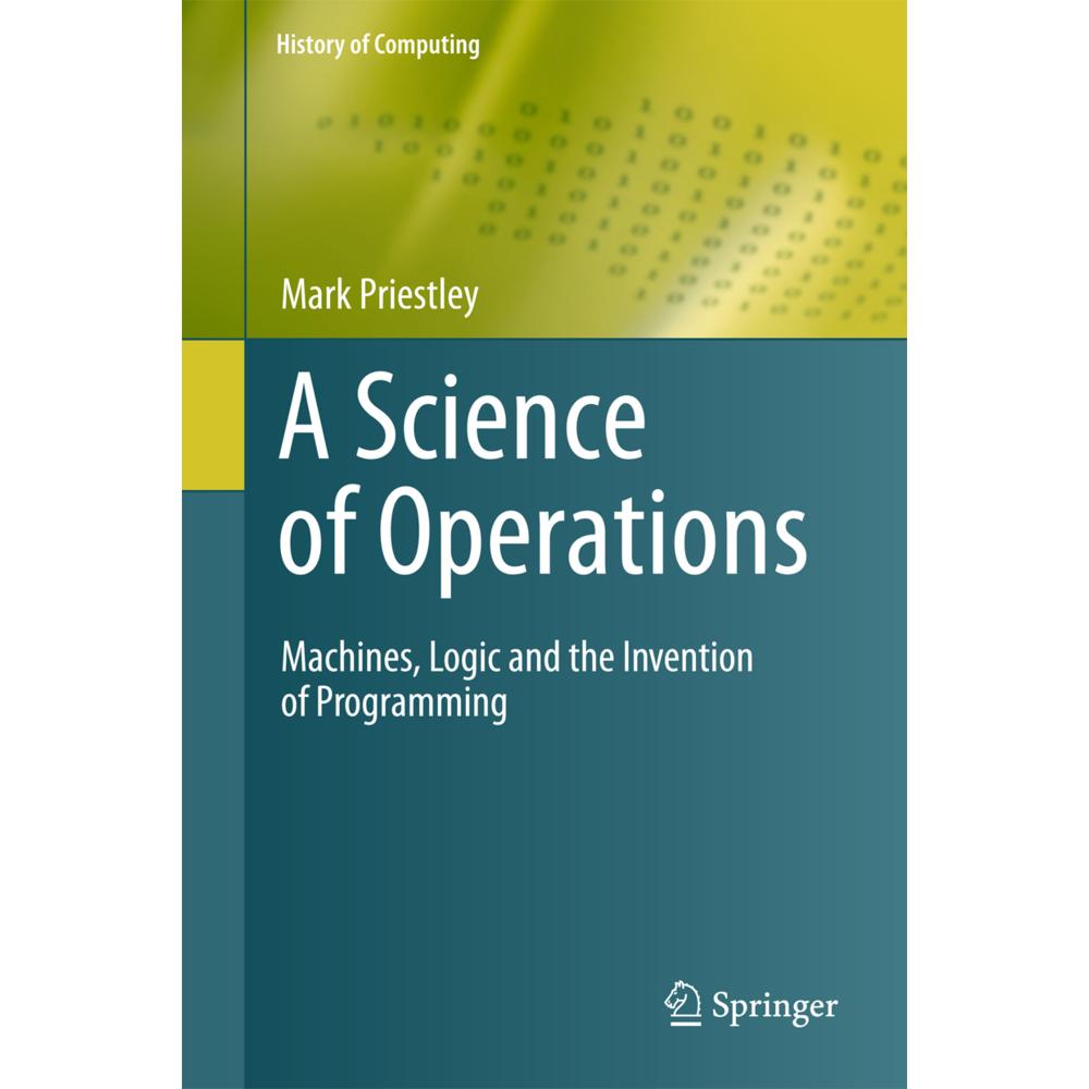 A Science of Operations, Fachbücher von Mark Priestley