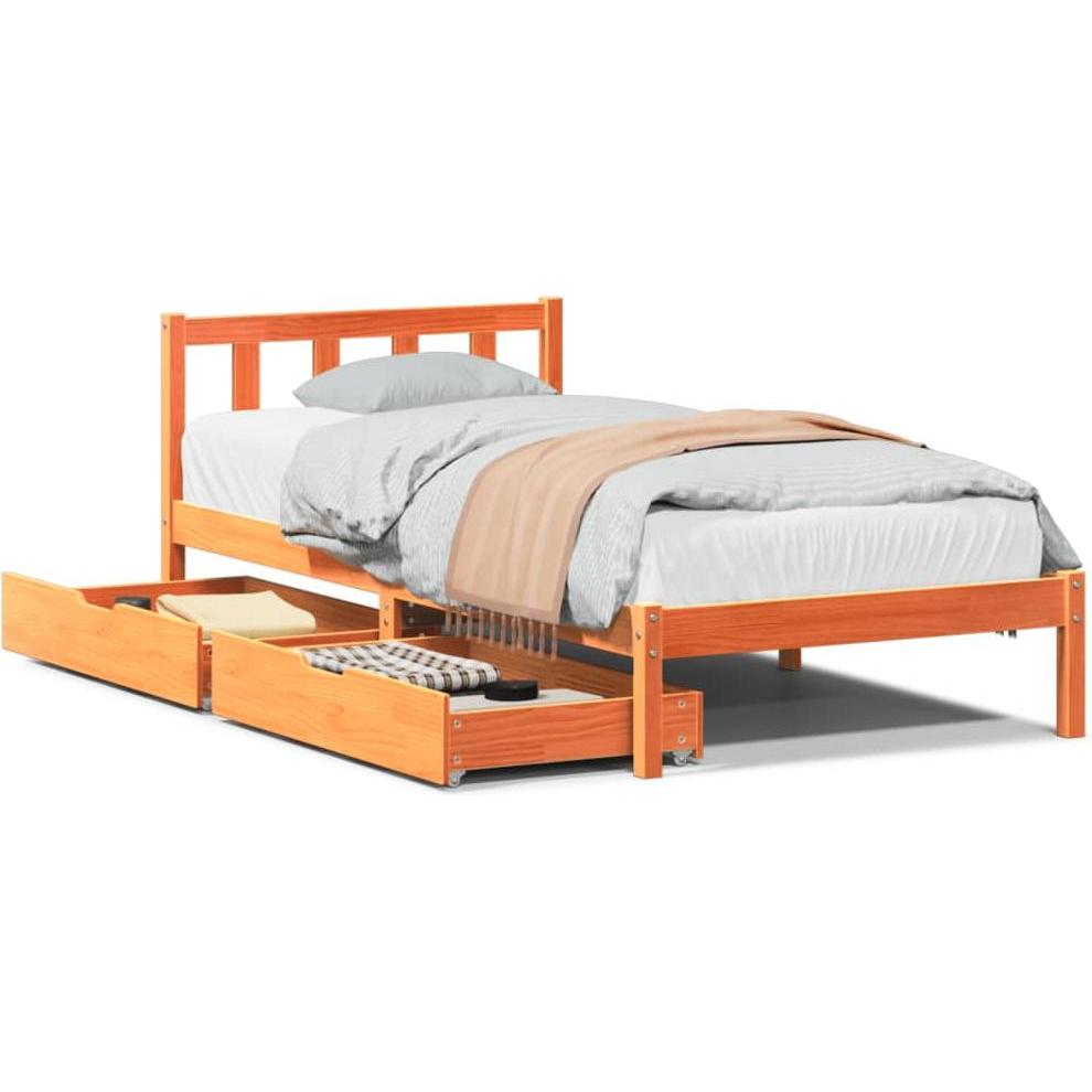 VidaXL, Bett, Bett ohne Matratze 90x200 (90 x 200 cm)