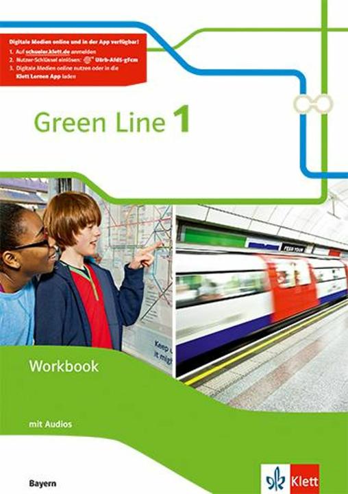 Produktbild Green Line 1. Workbook mit Audio CD. Neue Ausgabe. Bayern (Deutsch, Englisch, Dennis, Geraldineetal, Paul/Funk, Wolfgang/Greenhalgh, 2016)