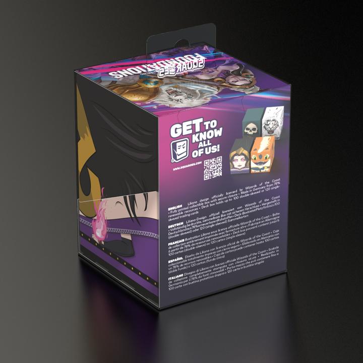 Actual product image Squaroes Squaroe Magic: The Gathering "Foundations" MTG001 - Liliana