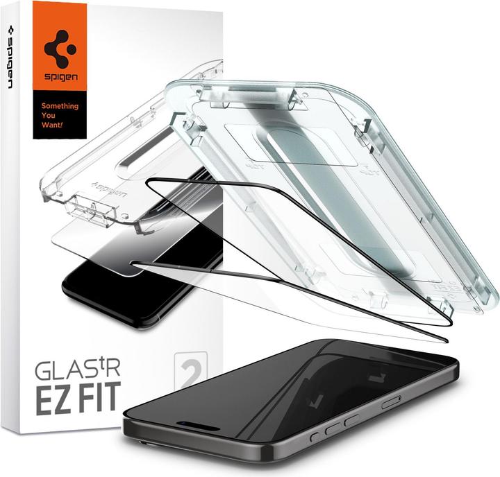 Produktbild Spigen EZ Fit (2 Stk., Apple iPhone 15 Pro Max)