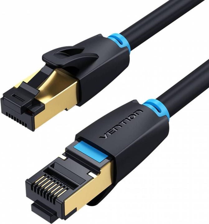 Produktbild Vention Category 8 SFTP Network Cable IKABH 2m Black (SFTP, CAT8.1, 2 m)