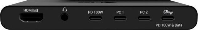 Produktbild i-tec Kvm HDMI Dock For 2 Hosts (USB-C)