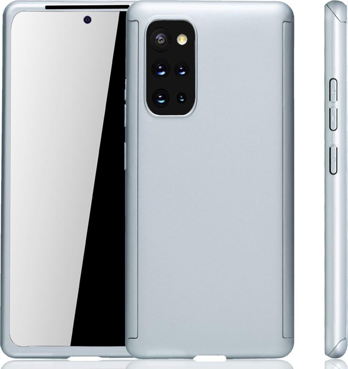 Actual product image König Design Case Mobile Protection for Samsung Galaxy S20 Plus Case Cover Screen Protector Silver (Samsung Galaxy S20+)
