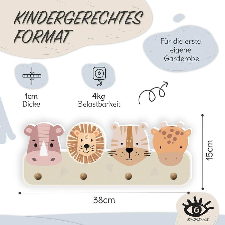 Produktbild Kindsblick Kindergarderobe - Safari