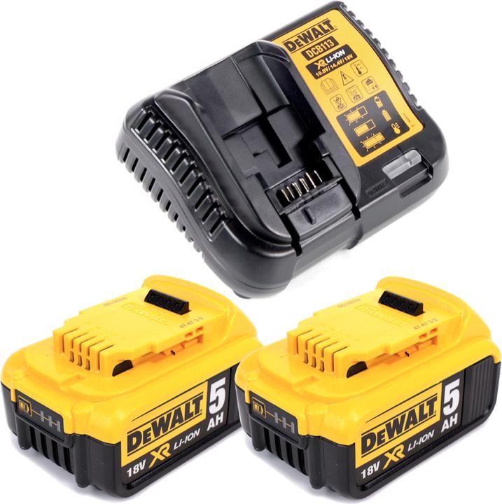 Actual product image DeWalt DCS 356 P2 cordless multitool 18V brushless + 35 accessories + 2x battery 5.0 Ah + charger + TSTAK