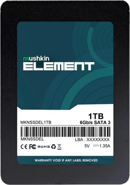 Image du produit Mushkin SSD Element 2,5 1TB SATA3 (1000 Go, 2.5")