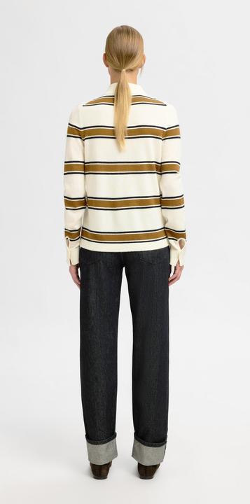 Produktbild Selected 100% Merinowoll Langarm-Poloshirt (M)