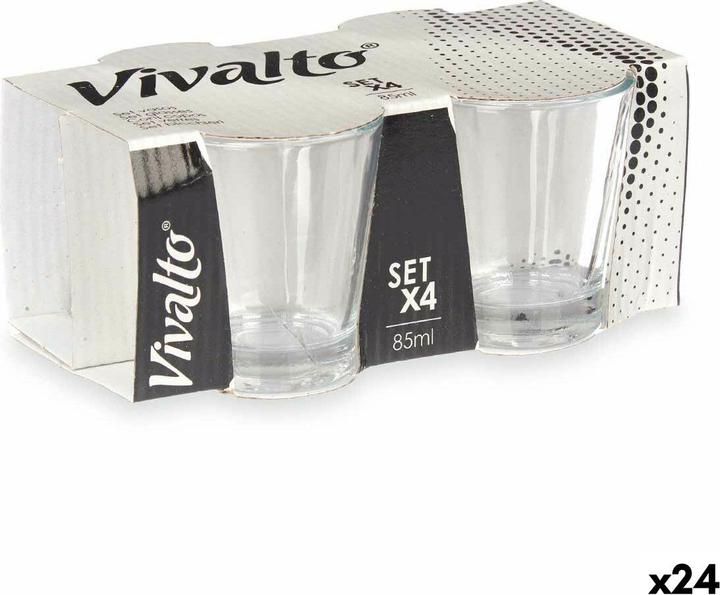 Image du produit Vivalto Verre à café 85 ml (24 pièces) (0.09 l, 24 x)