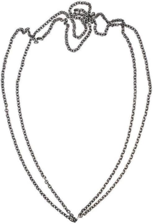 Actual product image Trollbeads Women's Necklace Without Pendant or Clasp, Replaceable Hanger Loop (950 silver, Sterling Silver)