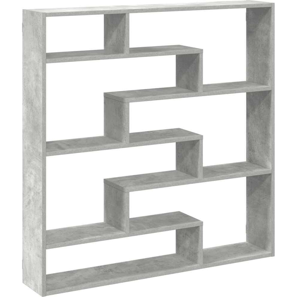 VidaXL, Regal, Würfelregal 7 Fächer Betongrau Holzwerkstoff