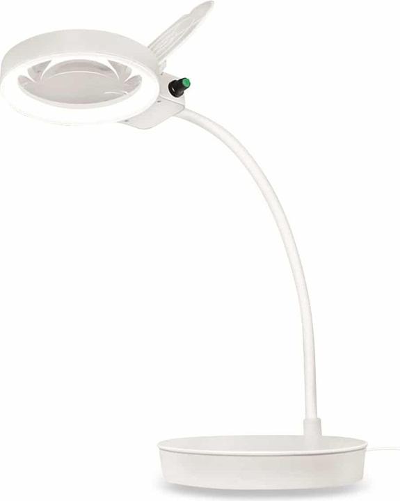 Productafbeelding LogiLink LED loeplamp, met 2 lenzen, wit, dimbaar (400 lm)