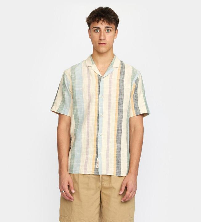 Actual product image Revolution Short-Sleeved Cuban Cotton Shirt (M)