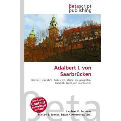 Adalbert I. von Saarbrücken, Fachbücher
