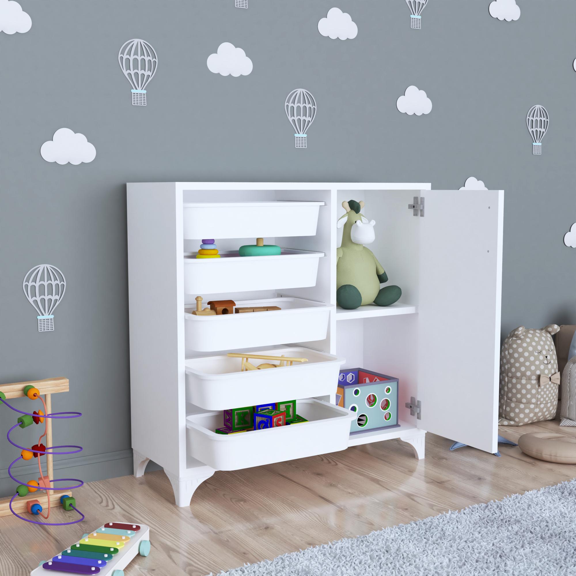 Thumbnail - En.Casa, Kommode + Sideboard, Aurland (77 x 30 x 78.5 cm)