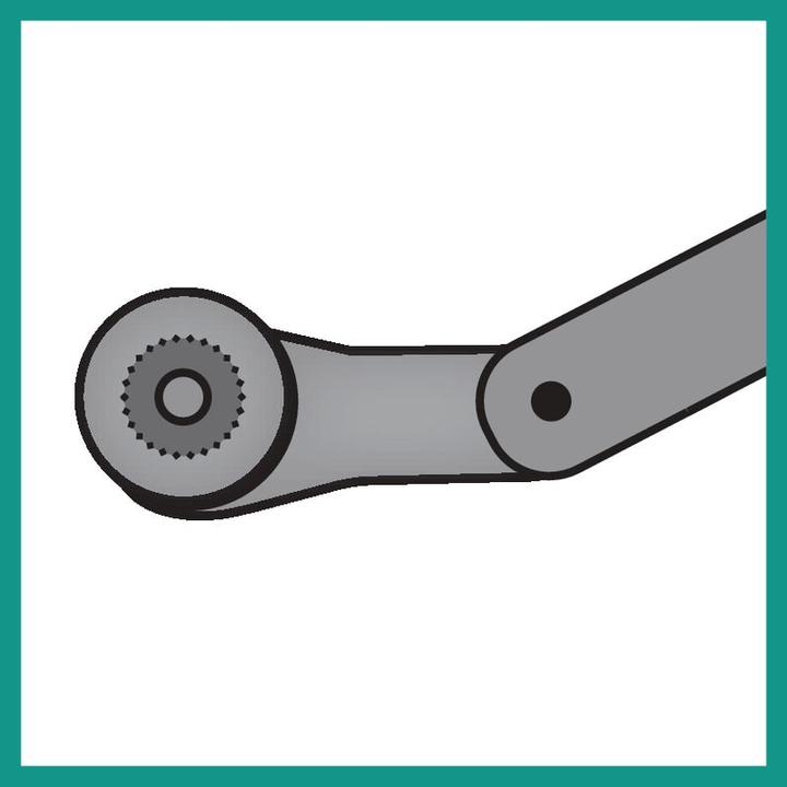 Produktbild Gedore ATB 50 Knick-Drehmomentschlüssel mit Skala 10-50 Nm (3/8", 10 Nm, 50 Nm)