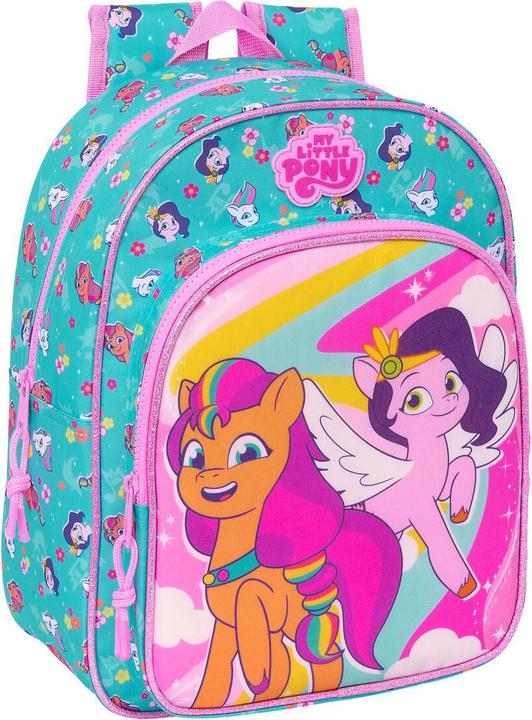 My Little Pony School backpack Magic Pink turquoise 26 x 34 x 11 cm