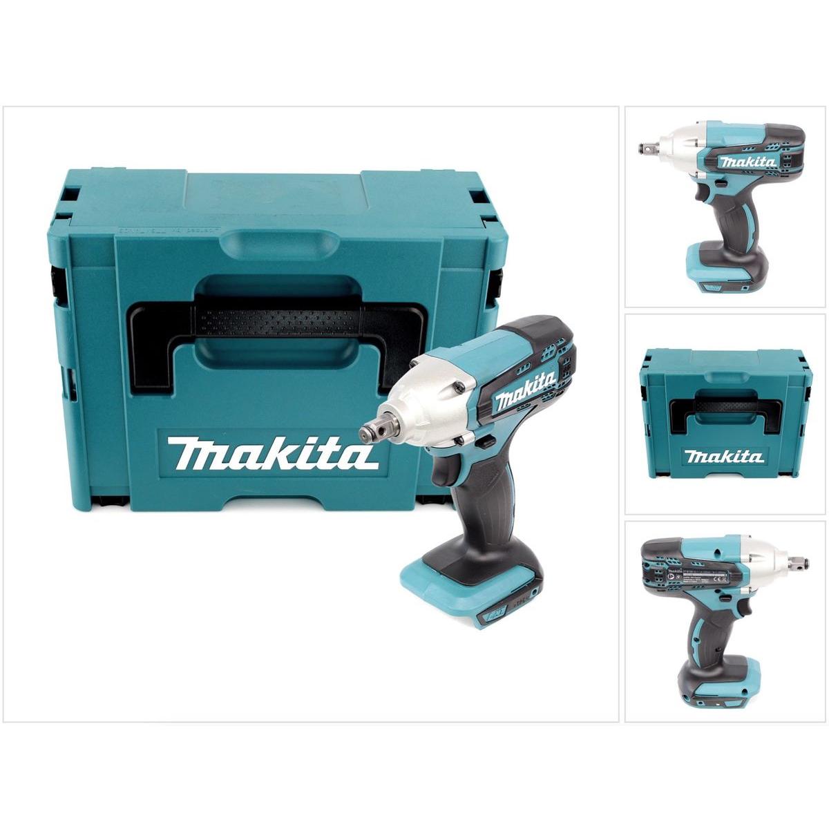 Makita, Bohrmaschine + Akkuschrauber, DTW 190 ZJ Akku Schlagschrauber 18V 190 Nm Solo im Makpac - ohne Akku und Ladegerä...