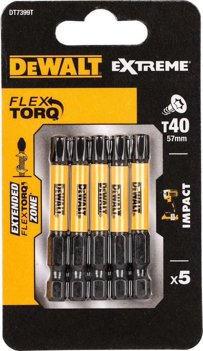 Actual product image DeWalt Screwdriver bit (T40)