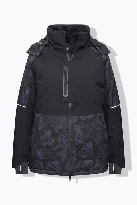 Actual product image Ulla Popken HYPRAR Block Print Performance Snow Coat (46, 48)