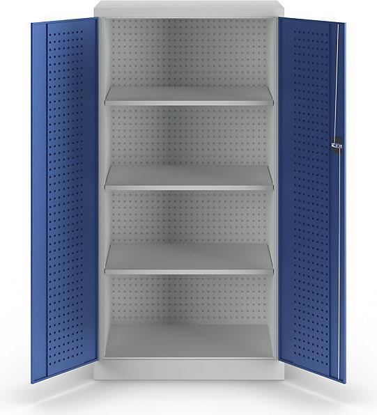 Actual product image kaiserkraft Tool cupboard with perforations (100 cm, 190 cm)