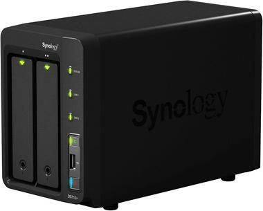 Produktbild Synology DS712+, NAS DiskStation mit 2x 2TB WD 24/7 (2 x 2 TB)