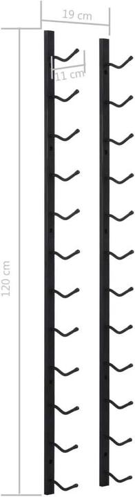 Image du produit vidaXL Ev (19 x 11 x 120 cm, 12 Fl.)