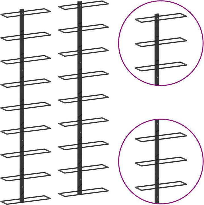 Produktbild vidaXL Emmerich (24 x 8 x 95,4 cm, 18 Fl.)