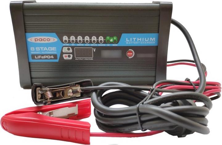 Image du produit Paco LBC1205 Chargeur de batterie LiFePO4 5A/12V (12V, 5 A)