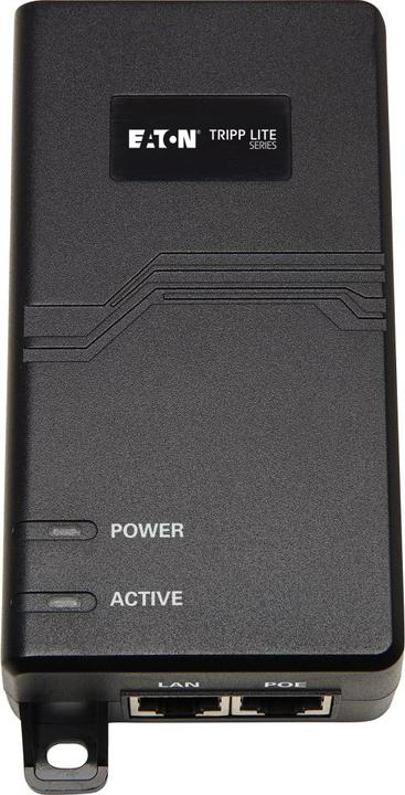 Actual product image Eaton Gigabit PoE+ Midspan Active Injector - IEEE 802.3at/802.3af 30W 1 Port International (802.3af (PoE), 802.3at (PoE+), 802.3bt (PoE++), 30 W)
