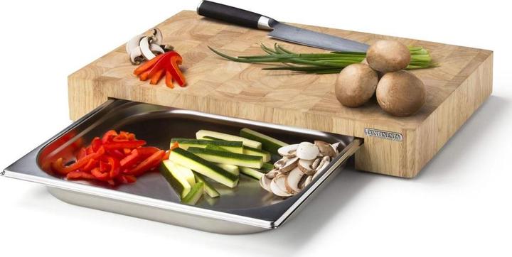 Actual product image Continenta Cutting board with drawer