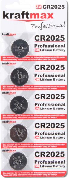 Kraftmax Litio CR2032 3V, 5 pezzi in blister, incl. VEG (5 pz., CR2032)
