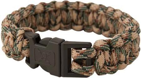 United Cutlery Elite Forces Survival-Armband Tan-Camo (US-Militärstandard Paracord (300 lb./ 136 kg), ABS-Schnalle)