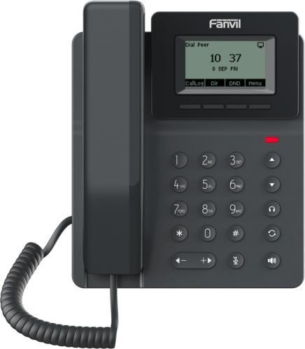 Produktbild Fanvil V50P IP-Telefon mit 2,3-Zoll-Display, 2 Ports PoE 10/100, Freisprecheinrichtung, kompatibel m