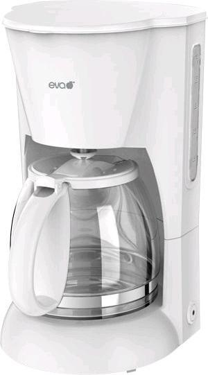 Eva- Kochen und Haushalt Eva FKM 9005 FilterkaffeemaschineWeiss, 12 tassen, 900 W