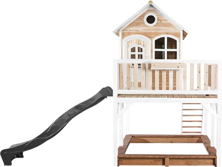 Image du produit Axi Liam Playhouse Marron/Blanc - Diapositive grise