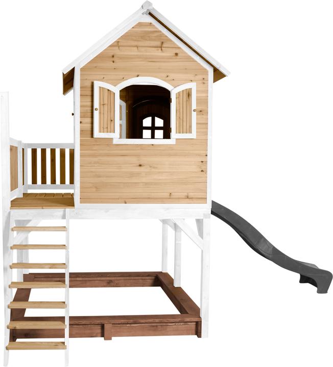 Image du produit Axi Liam Playhouse Marron/Blanc - Diapositive grise