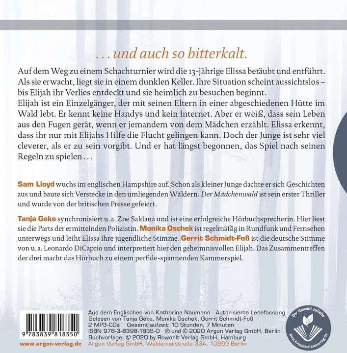 Actual product image The girls forest (Sam Lloyd, Katharina Naumann, Monika Oschek, Tanja Geke, Gerrit Schmidt-Foss, German)
